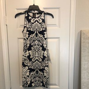B. Darlin Size 1/2 Navy and White Mini Dress